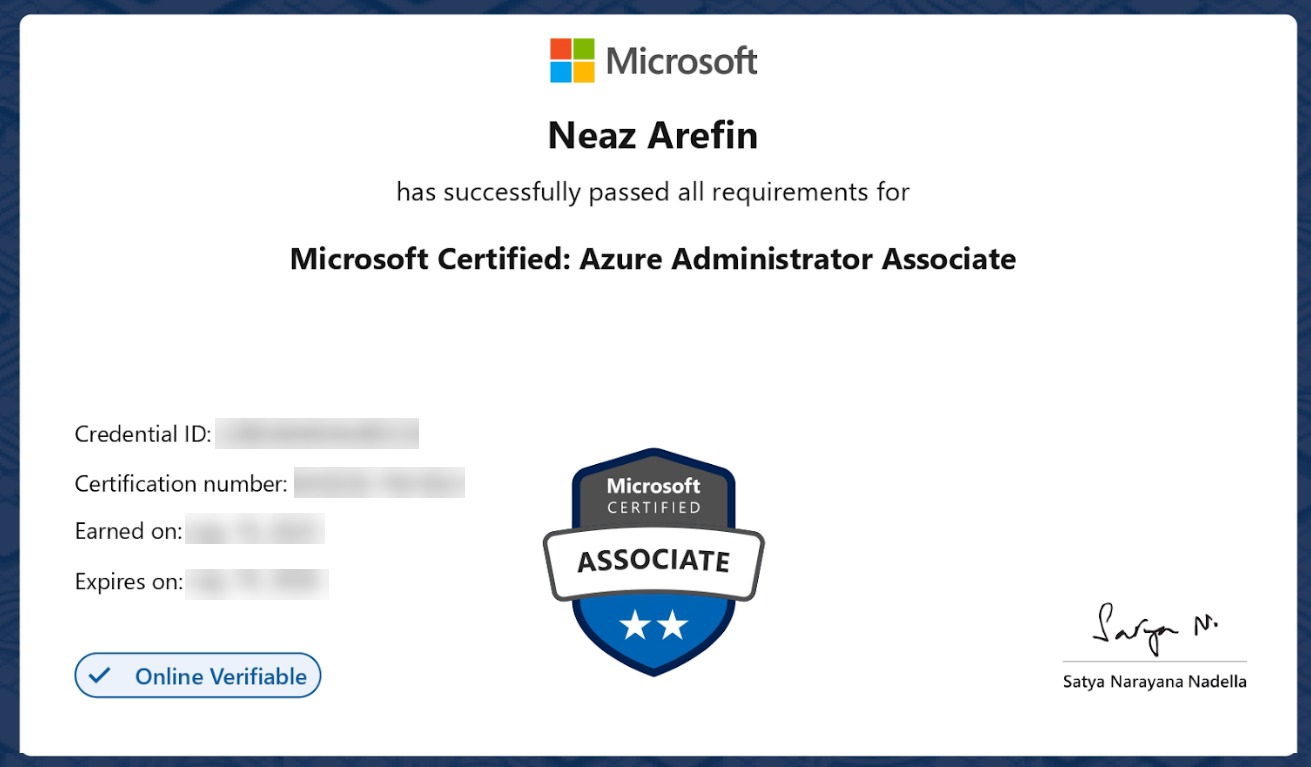 Azure Adminstrator