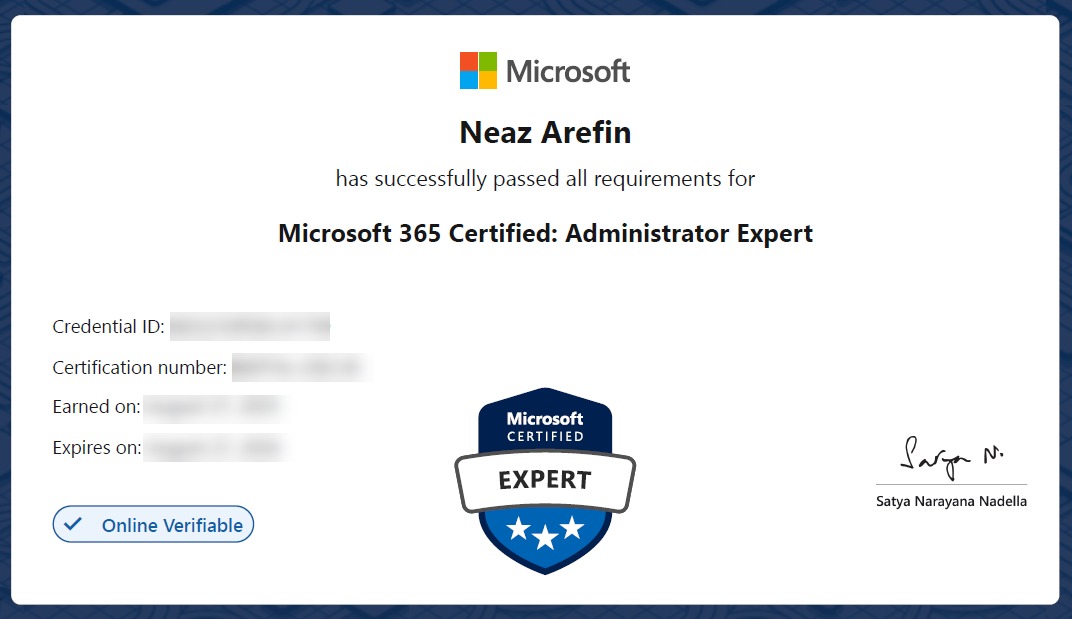 Microsoft 365 Administrator