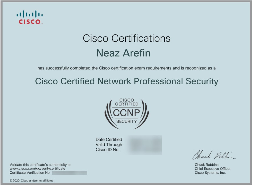 Cisco Certified Network Professional Security