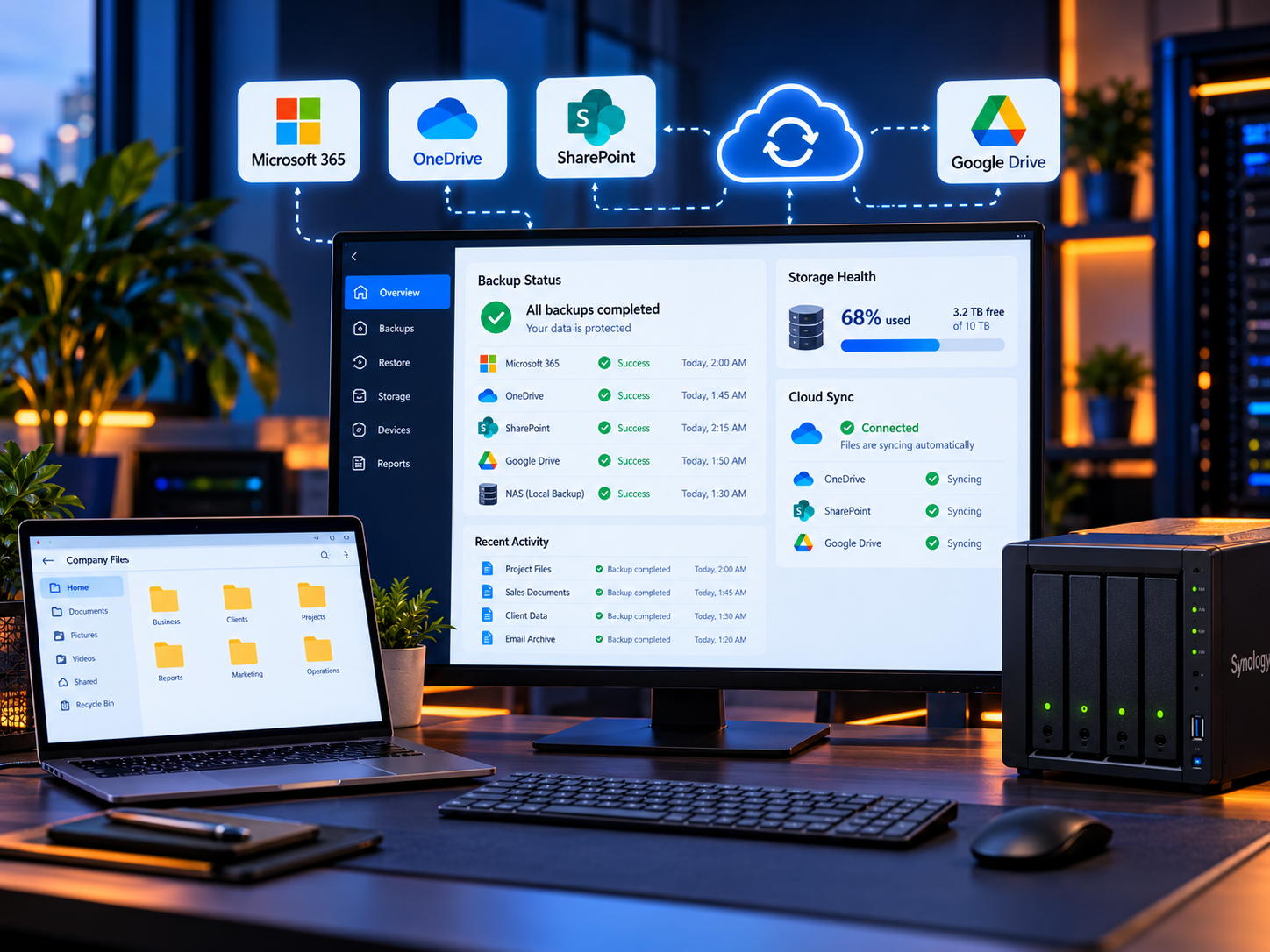 Backup & Cloud Storage Setup