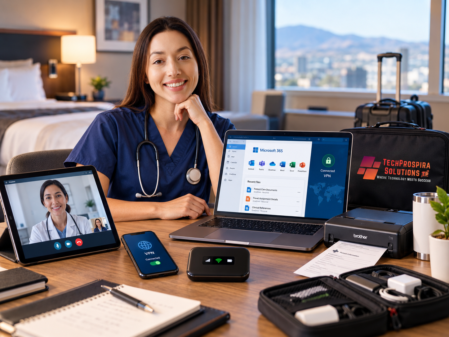 Travel Nurse / Doctor IT Setup